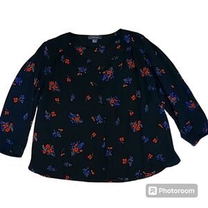 Floral Black Primark Blouse Flowy